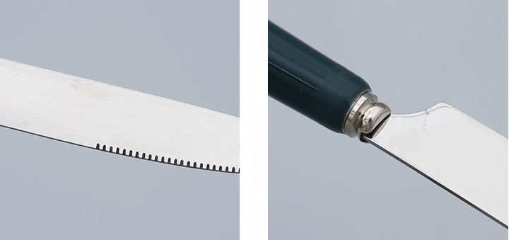 430 Stainless Steel Dinner Knife with Ceramic Handle