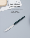 Diamond Design 430 Stainless Steel Dinner Knife with Ceramic Handle