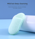 Oval Exfoliating Facial Cleansing Puff(L)