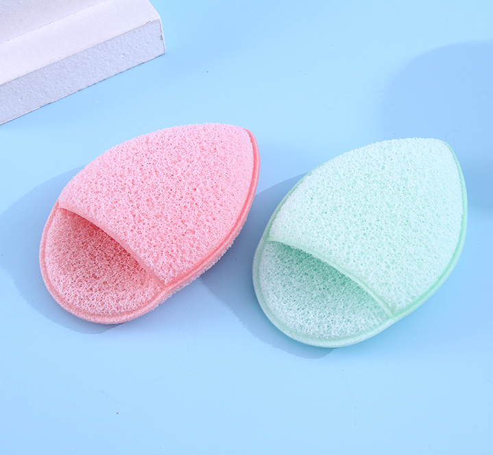 Drop-shaped Exfoliating Facial Cleansing Puff(M)