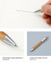Classic Bamboo Retractable Gel Pen-0.5mm
