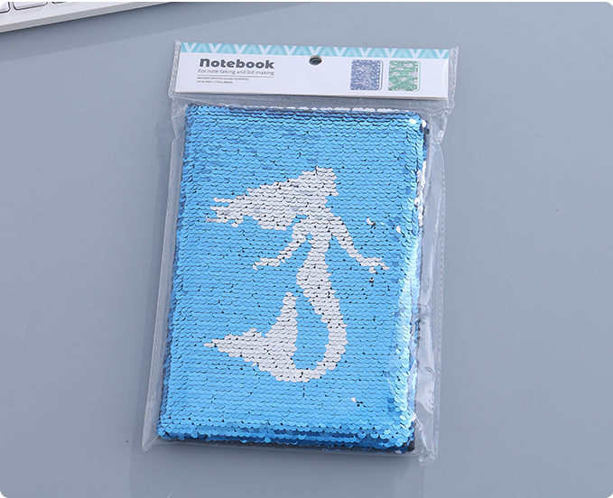 Ocean Collection Sequin Notebook (80gsm) (80 Sheets)