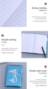 Ocean Collection Sequin Notebook (80gsm) (80 Sheets)