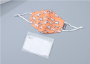 Dinosaur  Print Cloth Mask for Children（Orange)
