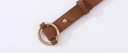 Vintage Style Frosted Leather Belt  For Women