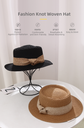 Fashion Knot Woven Hat