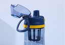 Unlimited Vitality Series Flip Top Shaker Bottle 550ml/18.5fl.oz.(Blue)