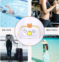 Cartoon Animal Expression Transparent Makeup Bag （assorted colours）