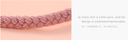Simple Artificial Pearl Knitting Hair Tie Set of 5 PCS