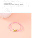 Simple Artificial Pearl Knitting Hair Tie Set of 5 PCS