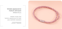 Simple Artificial Pearl Knitting Hair Tie Set of 5 PCS