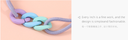 Simple Rings Bow Hair Tie Set of 5 PCS