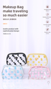 Dot Pattern Transparent Makeup Bag（assorted colours）