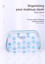 Dot Pattern Transparent Makeup Bag（assorted colours）