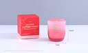 Curved Bottom Candle（Black Rose & Amber Aroma） 158g/5.5oz.