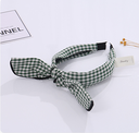 Fresh Green Plaid Headband
