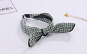Fresh Green Plaid Headband