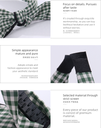Fresh Green Plaid Headband