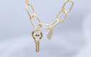 Key Thick Chain Bracelet