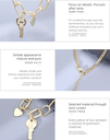 Key Thick Chain Bracelet