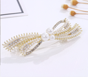 Imitation Pearls Knot Hairpin