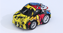 Mini Alloy Pull Back Graffiti Car Toy（TN-1133B）
