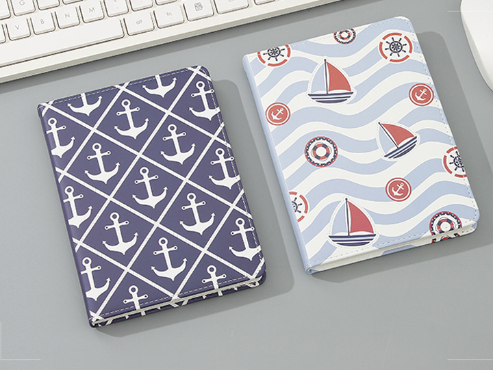 Marine Collection PU Notebook (36K, 96 Sheets)
