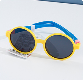TPE Kids Sunglasses for Boys Girls Age 8-12