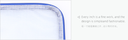PVC Mesh Bag(24*29.5*0.5cm Paper Loadable)