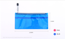 PVC Zipper Paper File(23.5*11.5*0.1cm)