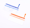 Transparent PVC Zipper Paper File(23.5*11.5*0.1cm)