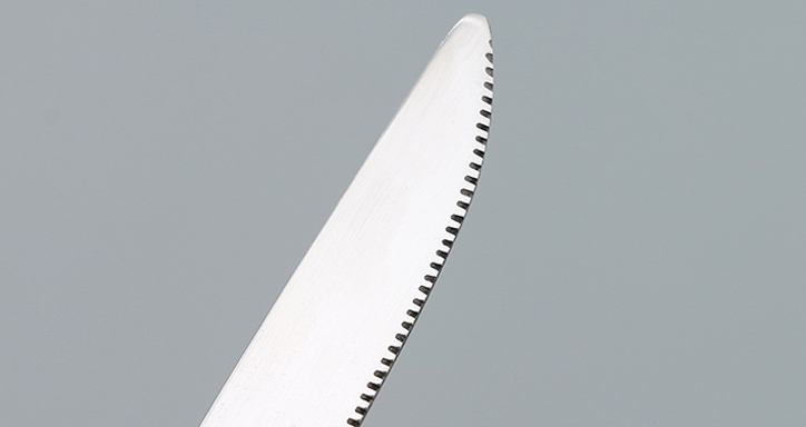 Minimalistic Gravel Collection Table Knife (Black/White)