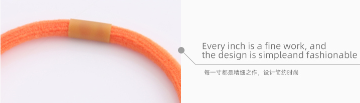 Bright Color High-elastic Rubber Band-3 Count