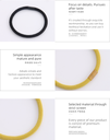 Bright Color High-elastic Rubber Band-3 Count