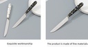 Minimalistic Gravel Collection Table Knife (Black/White)