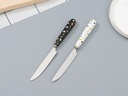 Minimalistic Gravel Collection Table Knife (Black/White)