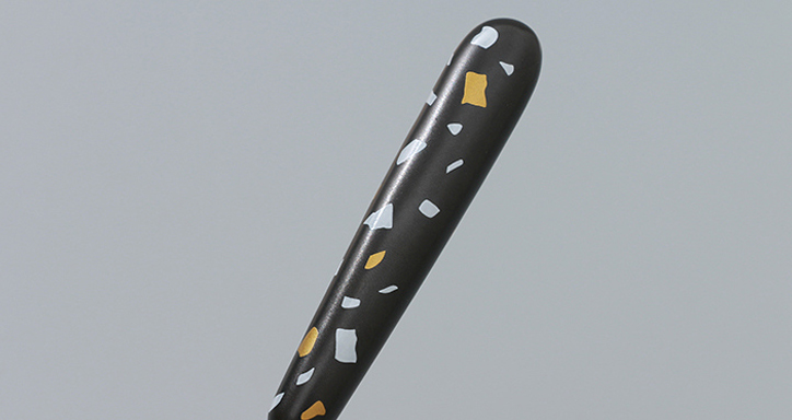 Minimalistic Gravel Collection Dinner Fork (Black/White)