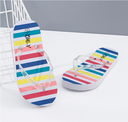 Coloured Stripes Flip Flop Sandals for Children 
