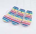 Coloured Stripes Flip Flop Sandals for Children 