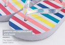 Coloured Stripes Flip Flop Sandals for Children 