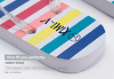 Coloured Stripes Flip Flop Sandals for Children 