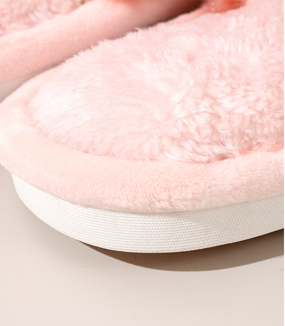 Cute Flower Cotton Slippers for Ladies 