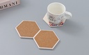 Diatomite Fortune Cat Hexagon Drink Coaster