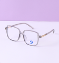 Square frame anti-blue light glasses