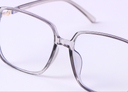 Square frame anti-blue light glasses