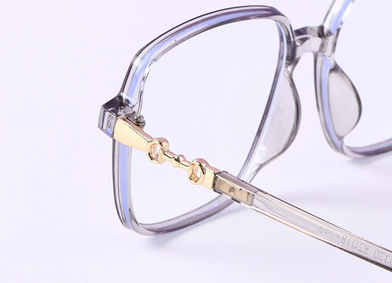 Square frame anti-blue light glasses