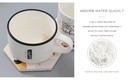 Diatomite Fortune Cat Hexagon Drink Coaster