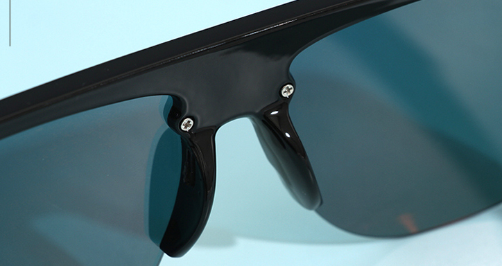 Trendy Men's Sunglasses for Adults (Gloss Black)