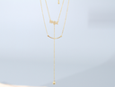 Letter Double Layers Necklace