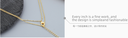Letter Double Layers Necklace